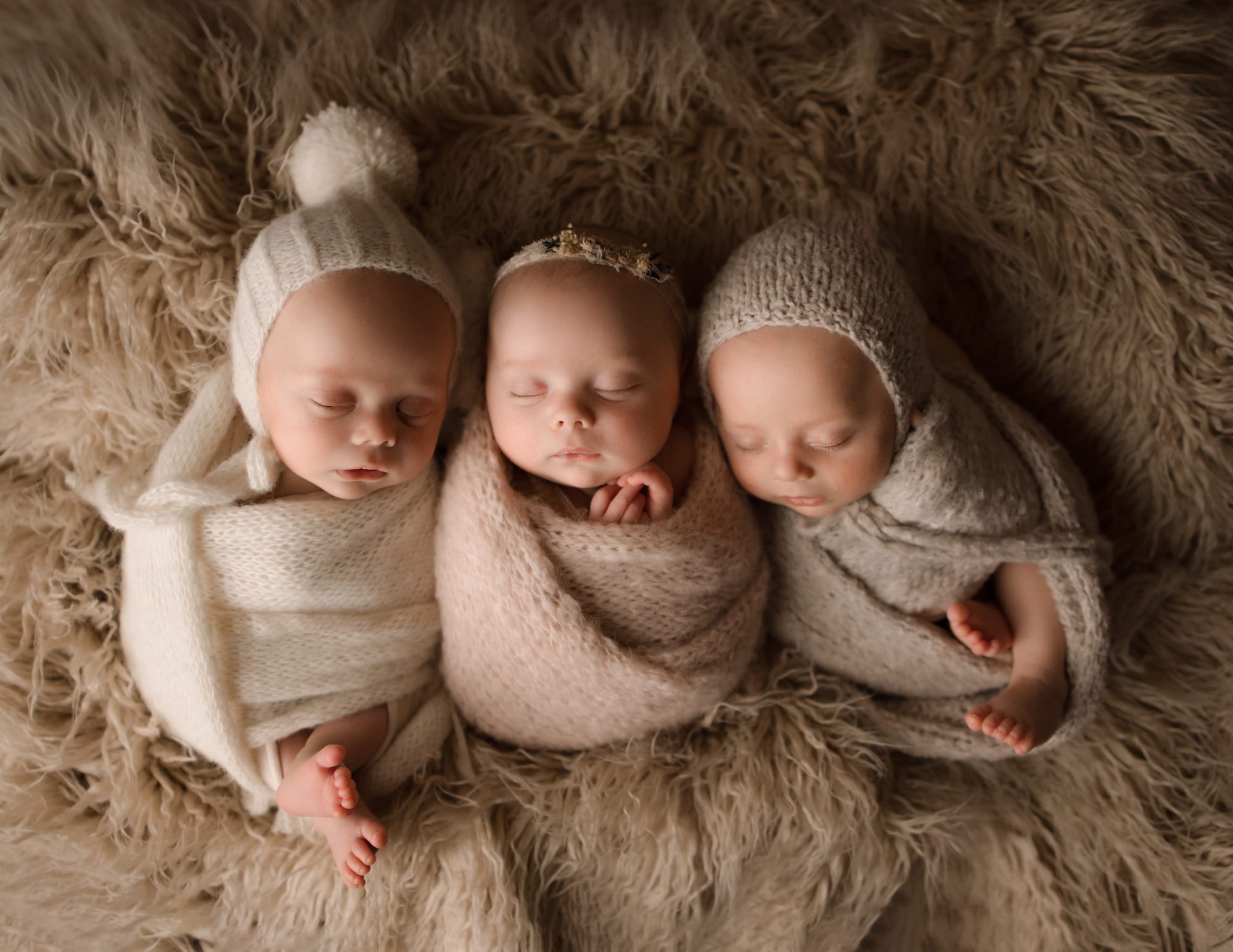 Behind the Lens: Katie’s Quiet Vision – Capturing the Essence of Newborn Triplets