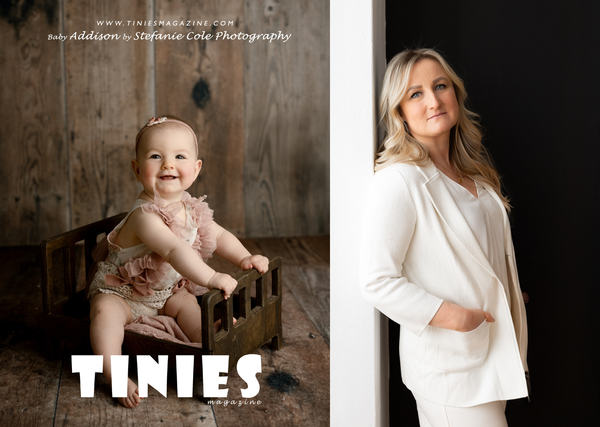 Behind the Lens: Giggles, Glances & Growing Personality by Stefanie Cole on Photographing Babyhood in Full Bloom