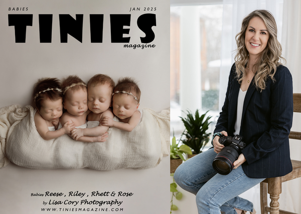 Behind the Lens: Four Little Hearts, One Unforgettable Moment:Lisa Cory on the Art of Capturing Quadruplets in Their Most Precious Days